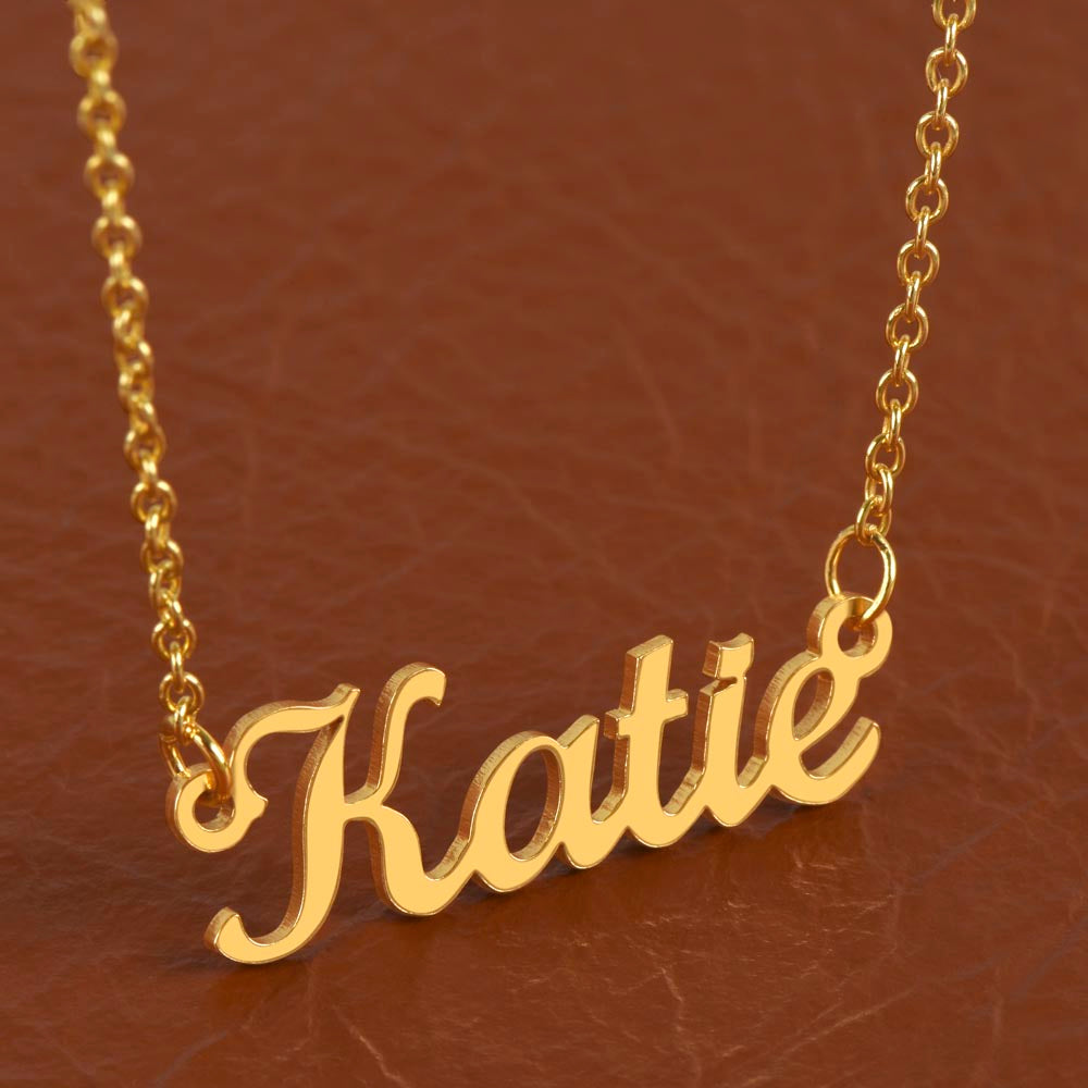To My Beautiful Daughter, On Her Graduation - Name Necklace