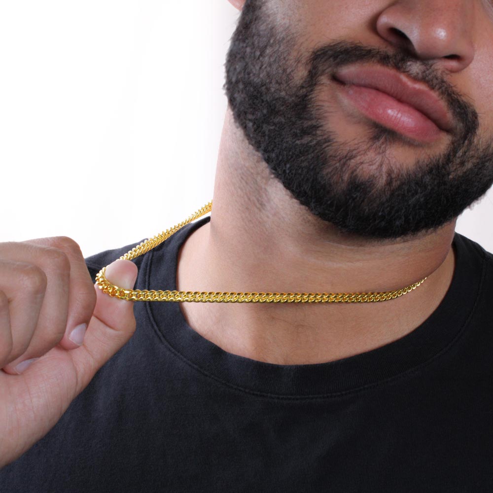 To My Amazing Dad, From Daughter - Cuban Link Chain