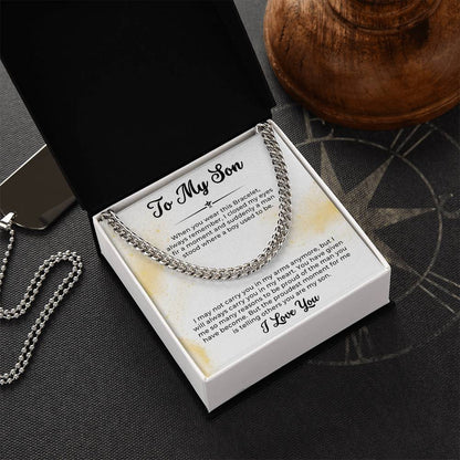 To My Son, I Love You - Cuban Link Chain