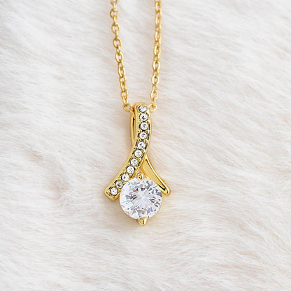To My Amazing Mom to be, Congratulations - Alluring Beauty Necklace