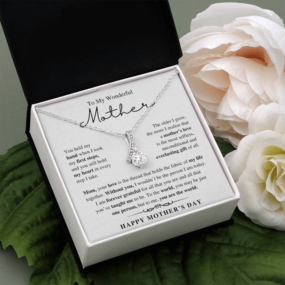 To My Wonderful Mother, Happy Mother's Day - Alluring Beauty Necklace