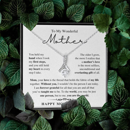 To My Wonderful Mother, Happy Mother's Day - Alluring Beauty Necklace