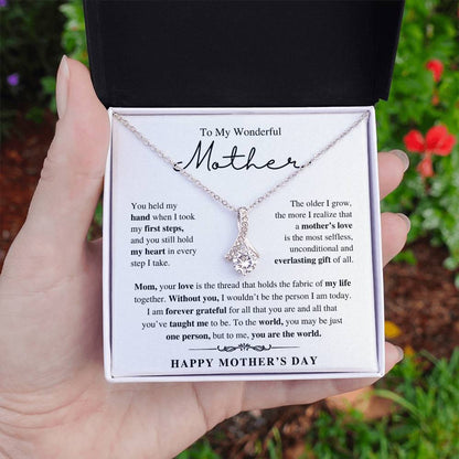 To My Wonderful Mother, Happy Mother's Day - Alluring Beauty Necklace