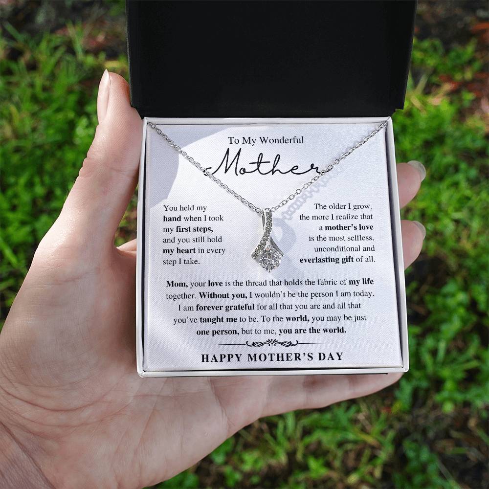 To My Wonderful Mother, Happy Mother's Day - Alluring Beauty Necklace