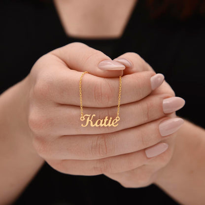 To My Bonus Daughter, From Bonus Mom - Name Necklace