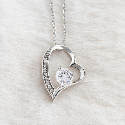 To My Beautiful Mom, Merry Christmas - Forever Love Necklace
