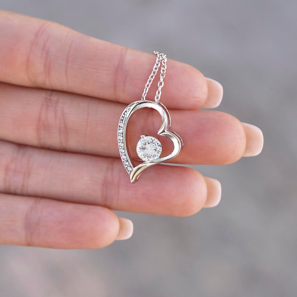 To My Beautiful Wife, From Husband - Forever Love Necklace