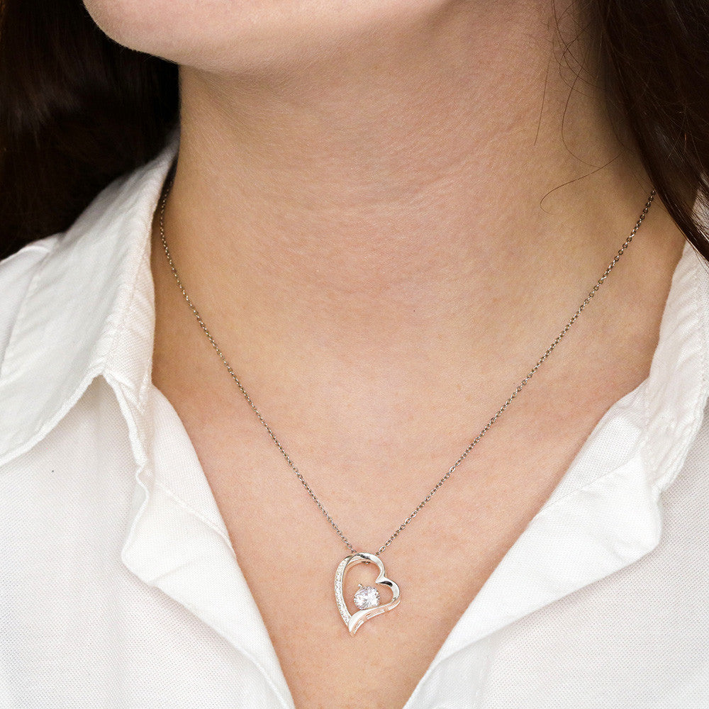 To My Beautiful Wife, From Husband - Forever Love Necklace