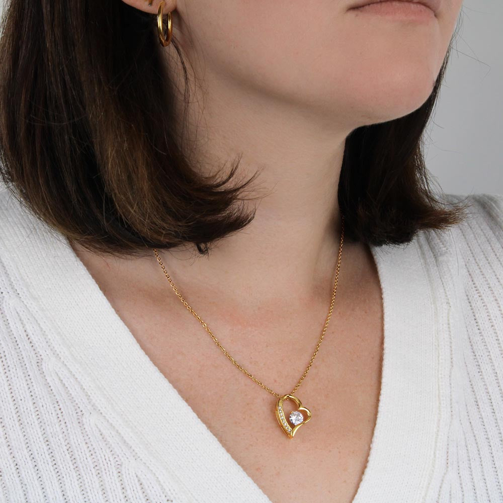 To My Smokin&#39; Hot Wife, Love Husband - Forever Love Necklace