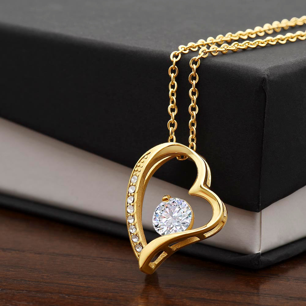 To My Smokin&#39; Hot Wife, Love Husband - Forever Love Necklace