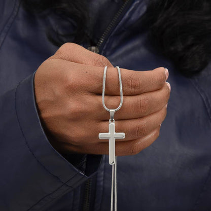 To My Soulmate, From Wife - Artisan Cross Necklace